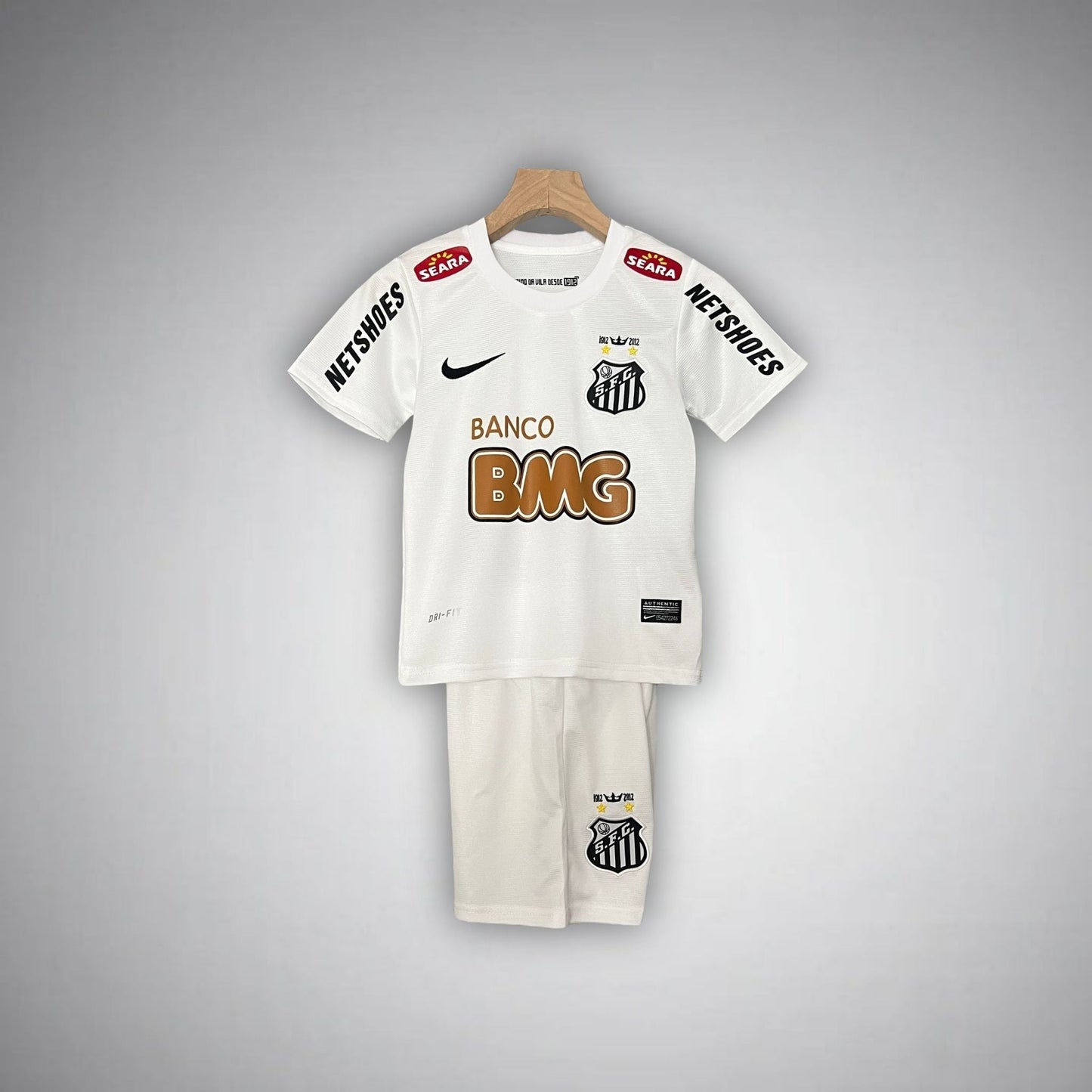 12/13 Santos FC Home Kids Size Kit - Premium Quality Kits at Football Monarch