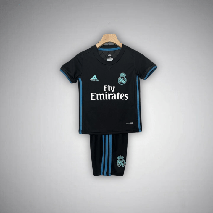 17/18 Real Madrid Away Premium Kids Size Kit - Premium Quality Kits at Football Monarch