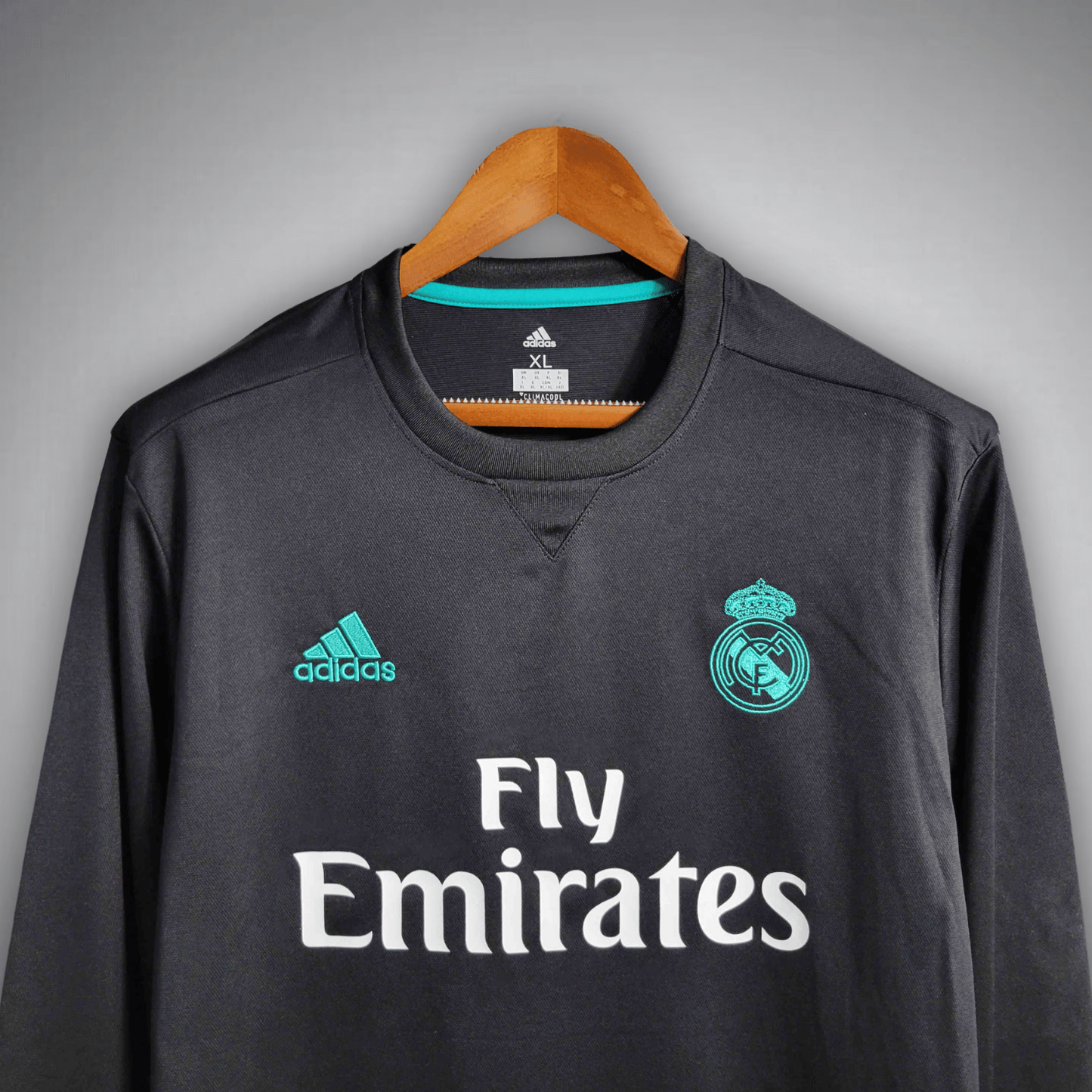 17/18 Real Madrid Long Sleeve Away Kit - Premium Quality Kits at Football Monarch