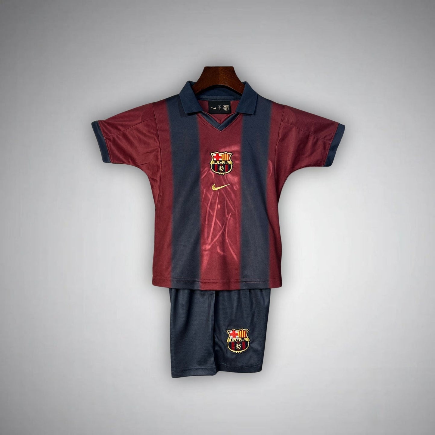 2000/01 FC Barcelona Retro x Cactus Jack Limited Edition Kids Size Home Kit - Premium Quality Kits at Football Monarch