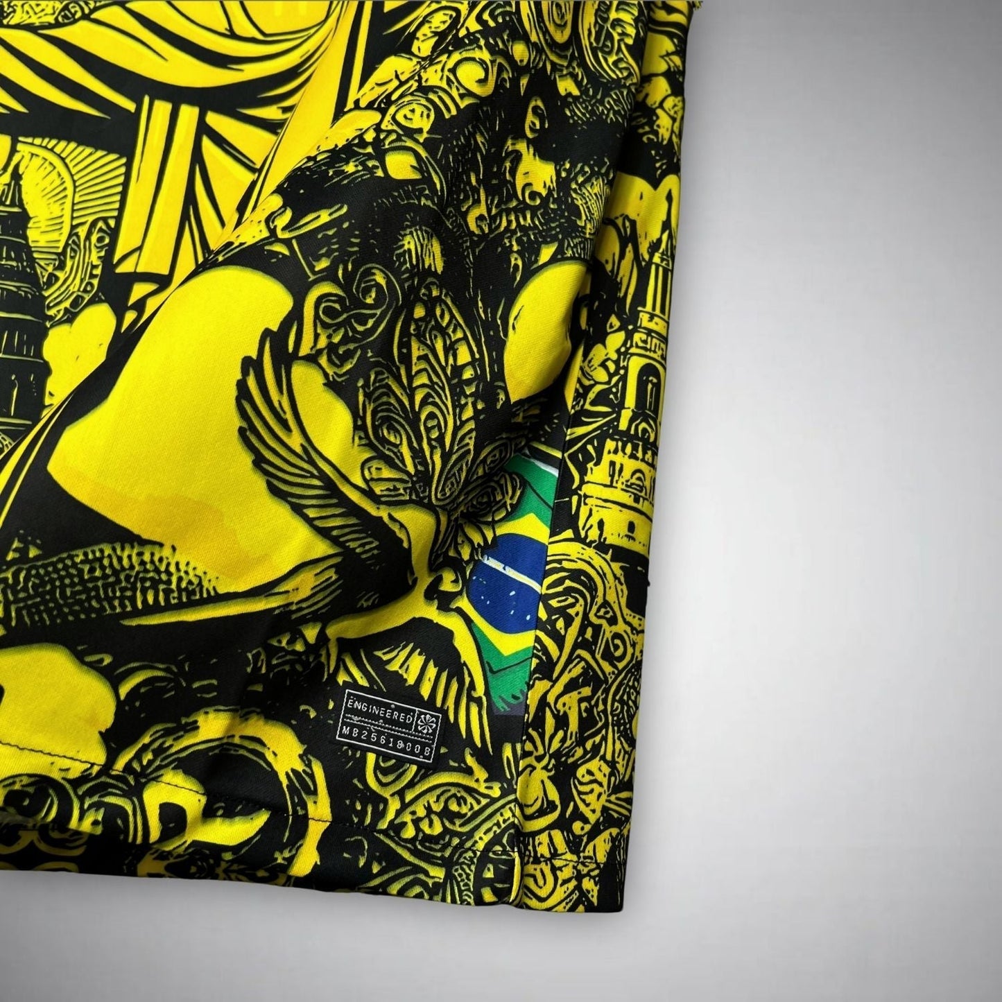 24/25 Brazil "Jesus" Premium Yellow Kit - Premium Quality Kits at Football Monarch