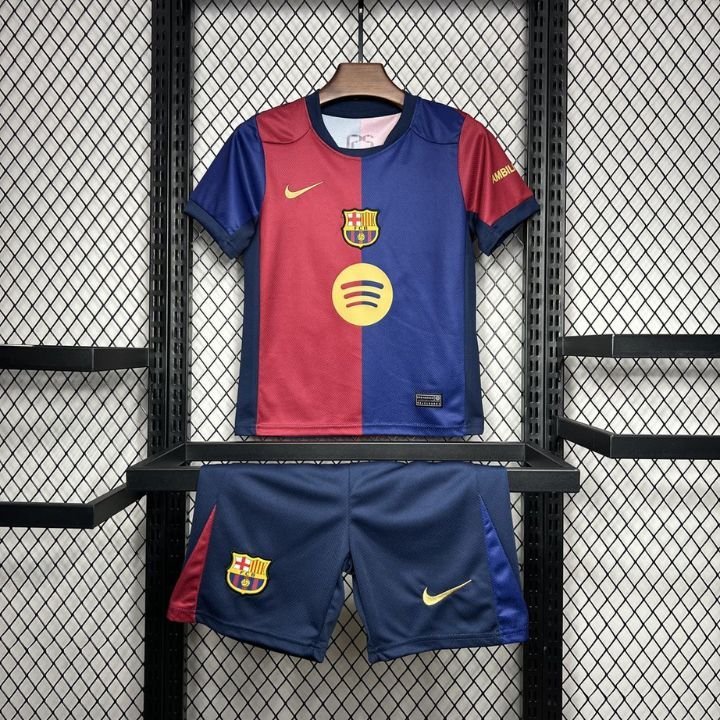 24/25 FC Barcelona Home Premium Kit - Premium Quality Kits at Football Monarch