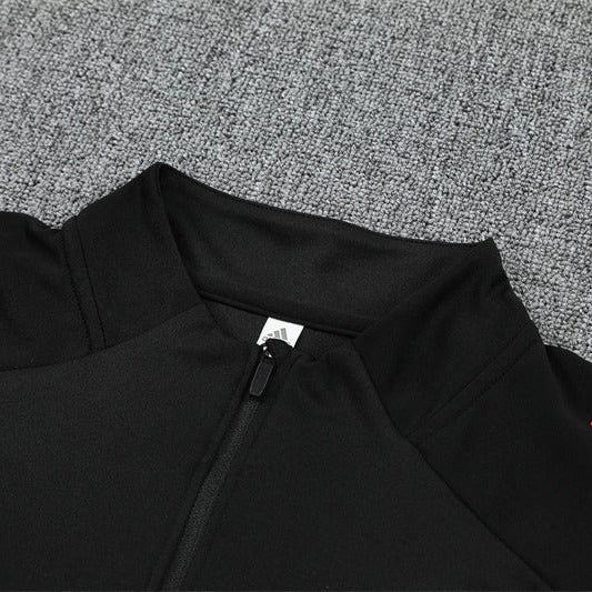 25/26 Ajax Amsterdam Training Black Kids Size Tracksuit - Premium Quality Kits at Football Monarch