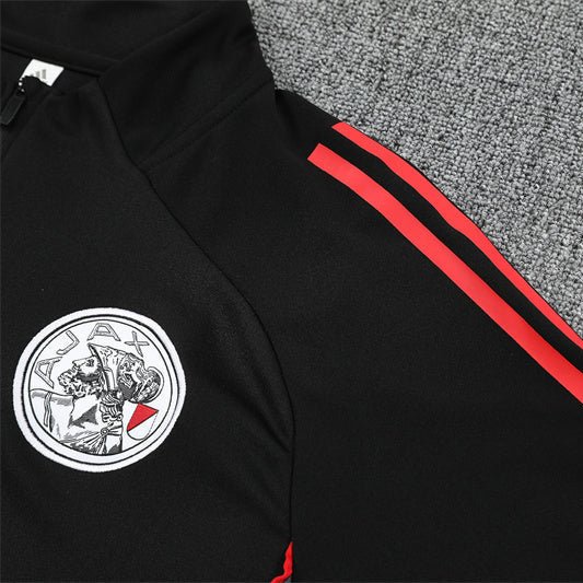 25/26 Ajax Amsterdam Training Black Tracksuit - Premium Quality Kits at Football Monarch
