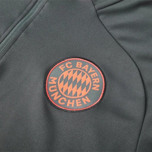 25/26 Bayern München Training Grey Tracksuit - Premium Quality Kits at Football Monarch
