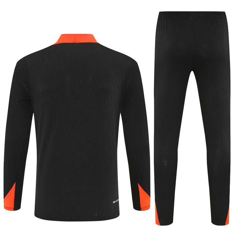 25/26 Brazil Training Black Tracksuit - Premium Quality Kits at Football Monarch