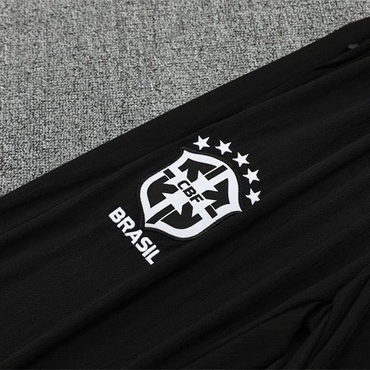 25/26 Brazil Training Orange Tracksuit - Premium Quality Kits at Football Monarch