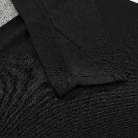 25/26 Chelsea Black Tracksuit - Premium Quality Kits at Football Monarch