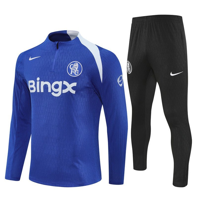 25/26 Chelsea Blue Kids Size Tracksuit - Premium Quality Kits at Football Monarch