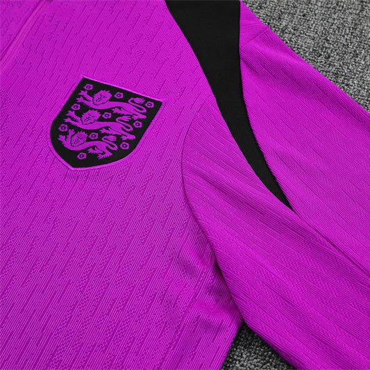 25/26 England Training Purple Kids Size Tracksuit - Premium Quality Kits at Football Monarch