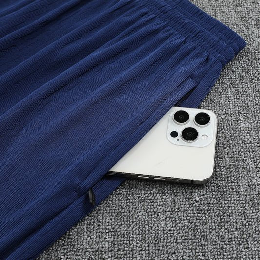 25/26 FC Barcelona Half Zip Training Purple/Blue Kids Size Tracksuit - Premium Quality Kits at Football Monarch