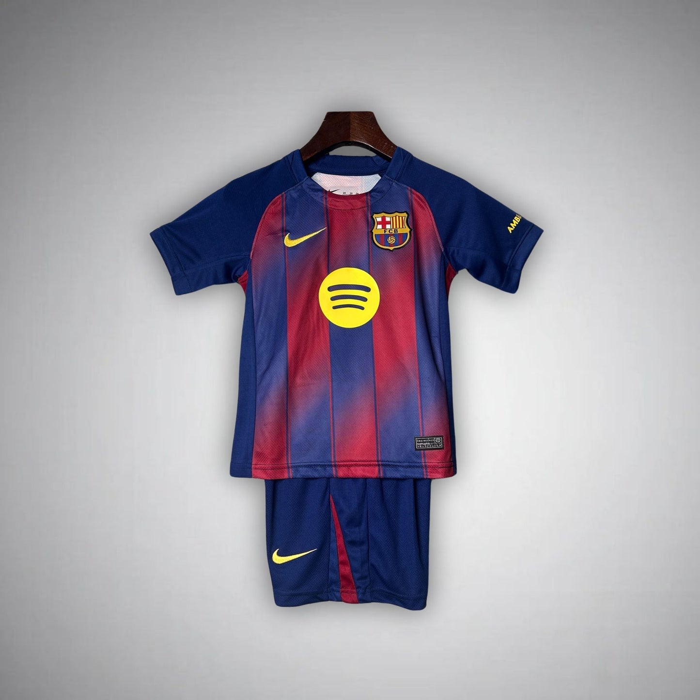 25/26 FC Barcelona Home Kids Size Kit - Premium Quality Kits at Football Monarch