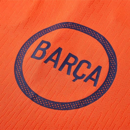 25/26 FC Barcelona Training Orange/Blue Tracksuit - Premium Quality Kits at Football Monarch