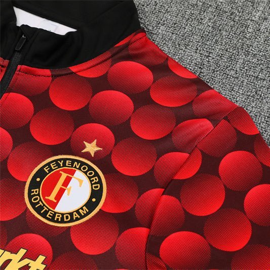 25/26 Feyenoord Pre - Match Home Tracksuit - Premium Quality Kits at Football Monarch
