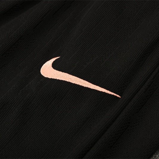 25/26 France Training Black/Light Pink Tracksuit - Premium Quality Kits at Football Monarch