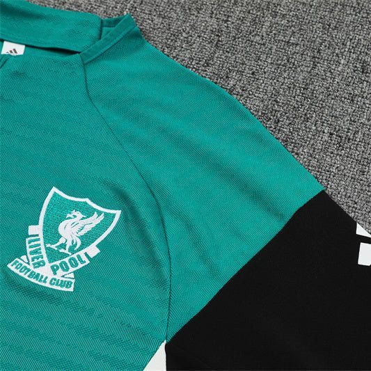 25/26 Liverpool Training Green Kids Size Tracksuit - Premium Quality Kits at Football Monarch