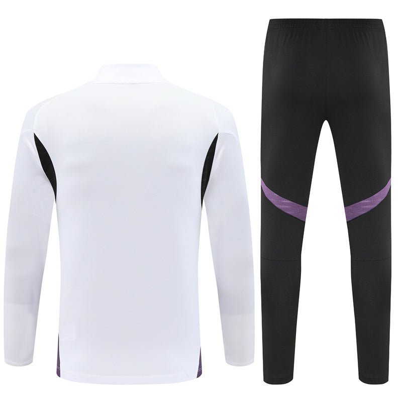 25/26 Manchester United Training White Tracksuit - Premium Quality Kits at Football Monarch