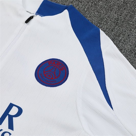 25/26 PSG Training White Kids Size Tracksuit - Premium Quality Kits at Football Monarch