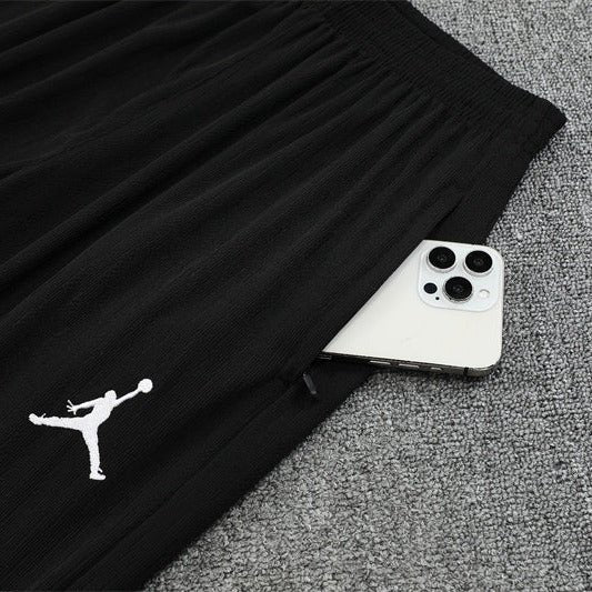 25/26 PSG x Jordan Black Kids Size Tracksuit - Premium Quality Kits at Football Monarch