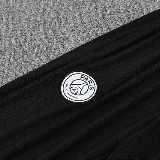 25/26 PSG x Jordan Black Tracksuit - Premium Quality Kits at Football Monarch
