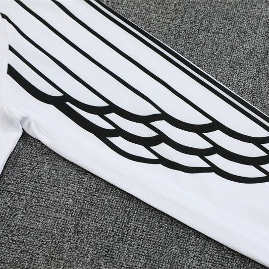 25/26 PSG x Jordan White Tracksuit - Premium Quality Kits at Football Monarch