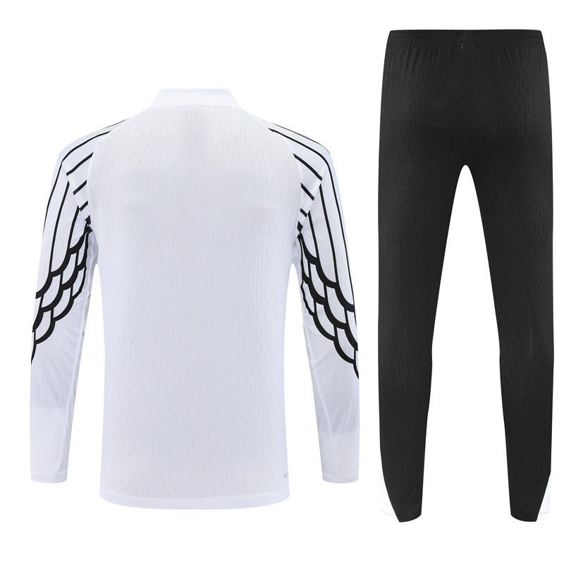 25/26 PSG x Jordan White Tracksuit - Premium Quality Kits at Football Monarch
