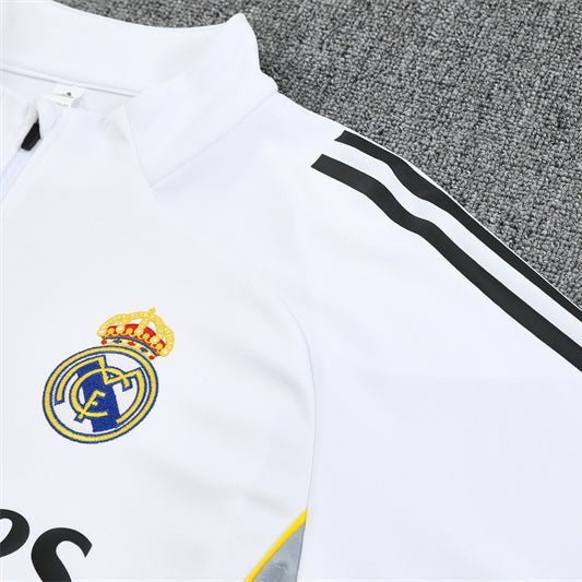 25/26 Real Madrid Home Tracksuit - Premium Quality Kits at Football Monarch
