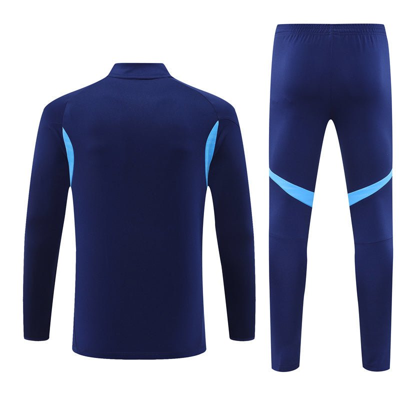 25/26 Real Madrid Training Blue Kids Size Tracksuit - Premium Quality Kits at Football Monarch