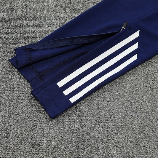25/26 Real Madrid Training Blue Tracksuit - Premium Quality Kits at Football Monarch