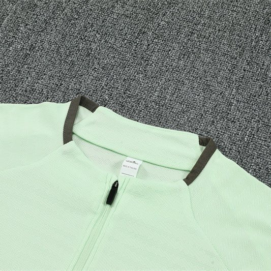 25/26 Real Madrid Training Lime Green Kids Size Tracksuit - Premium Quality Kits at Football Monarch