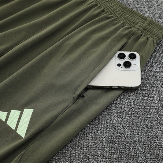 25/26 Real Madrid Training Lime Green Tracksuit - Premium Quality Kits at Football Monarch