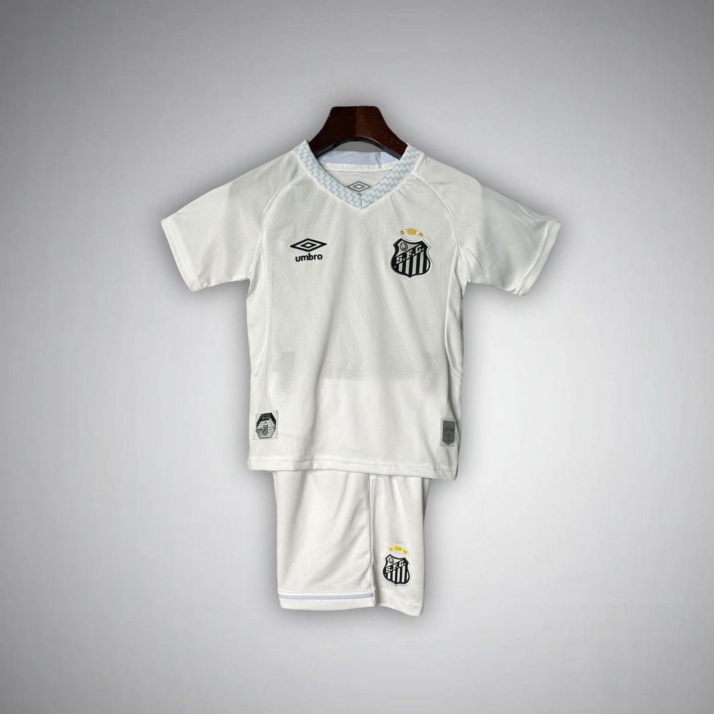 25/26 Santos FC Home Kids Size Kit - Premium Quality Kits at Football Monarch