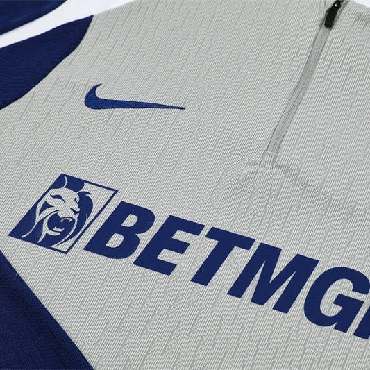 25/26 Tottenham Hotspur Grey Tracksuit - Premium Quality Kits at Football Monarch
