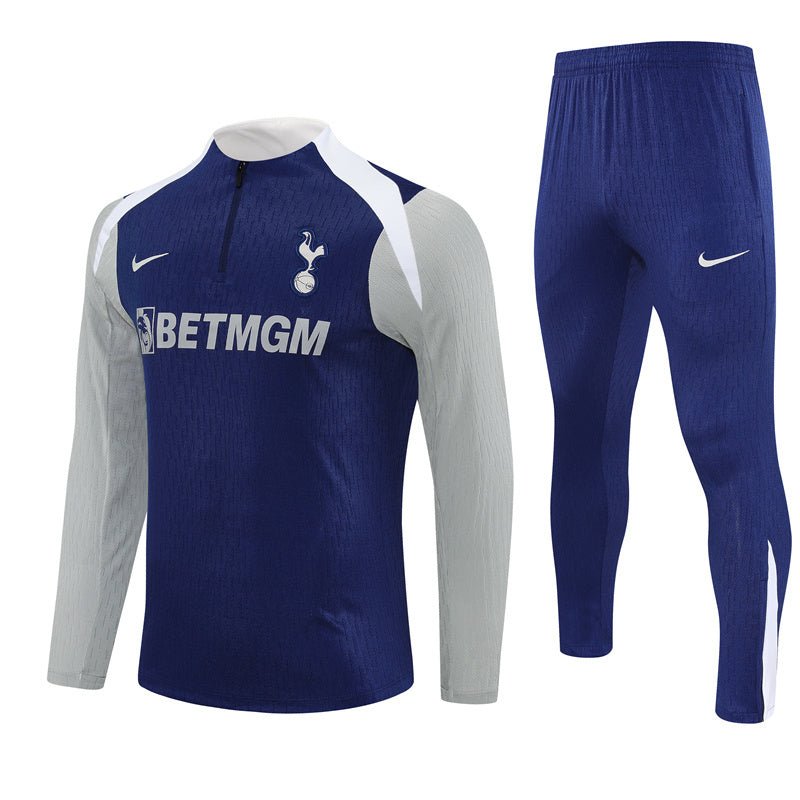 25/26 Tottenham Training Blue Kids Size Tracksuit - Premium Quality Kits at Football Monarch