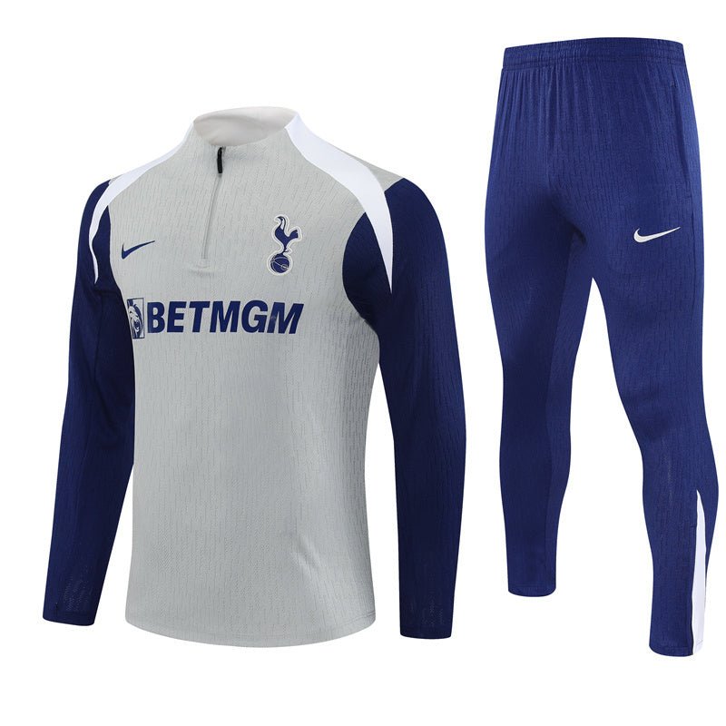 25/26 Tottenham Training Grey Kids Size Tracksuit - Premium Quality Kits at Football Monarch