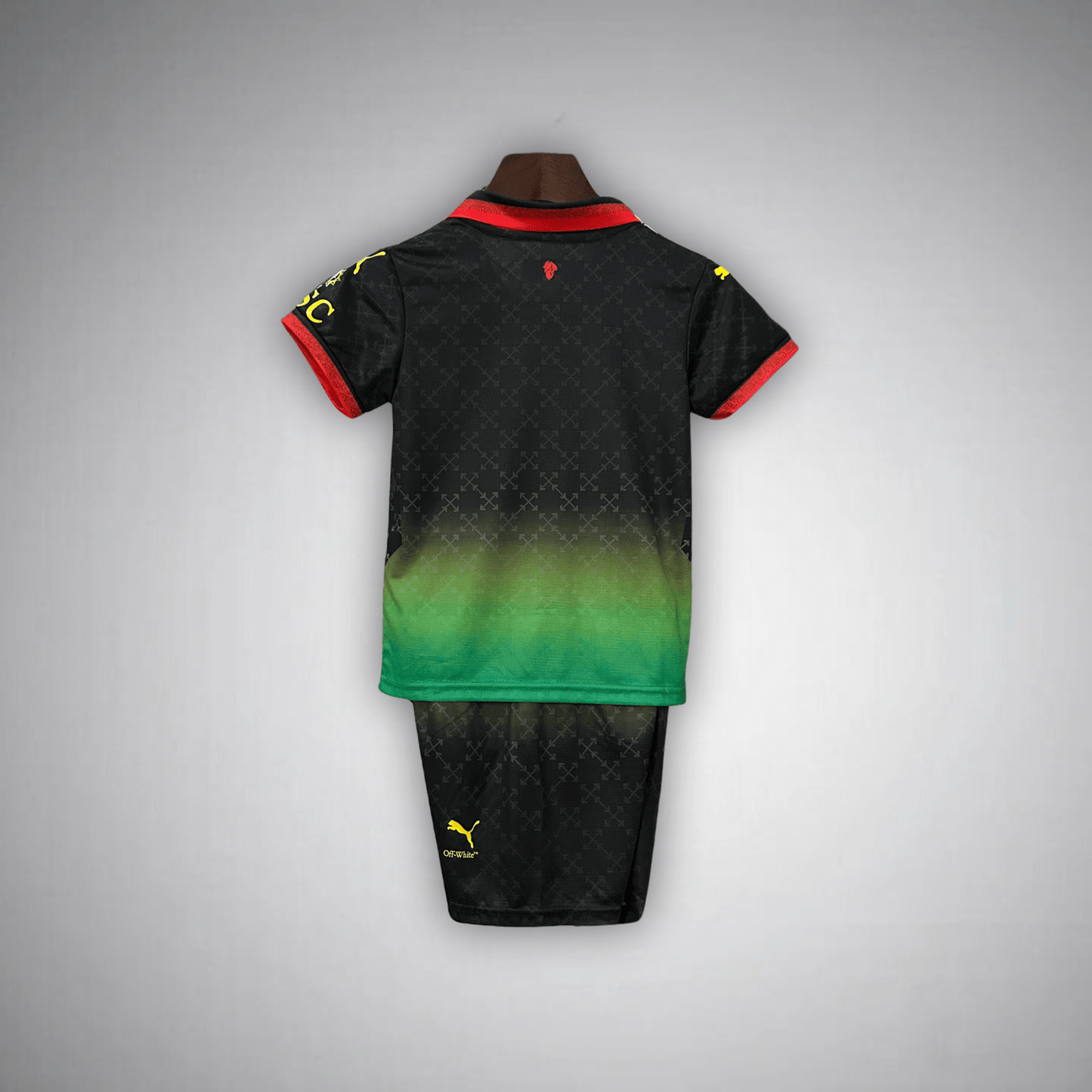 AC Milan x Off - White "Diavoli" Premium Kids Size Kit - Premium Quality Kits at Football Monarch