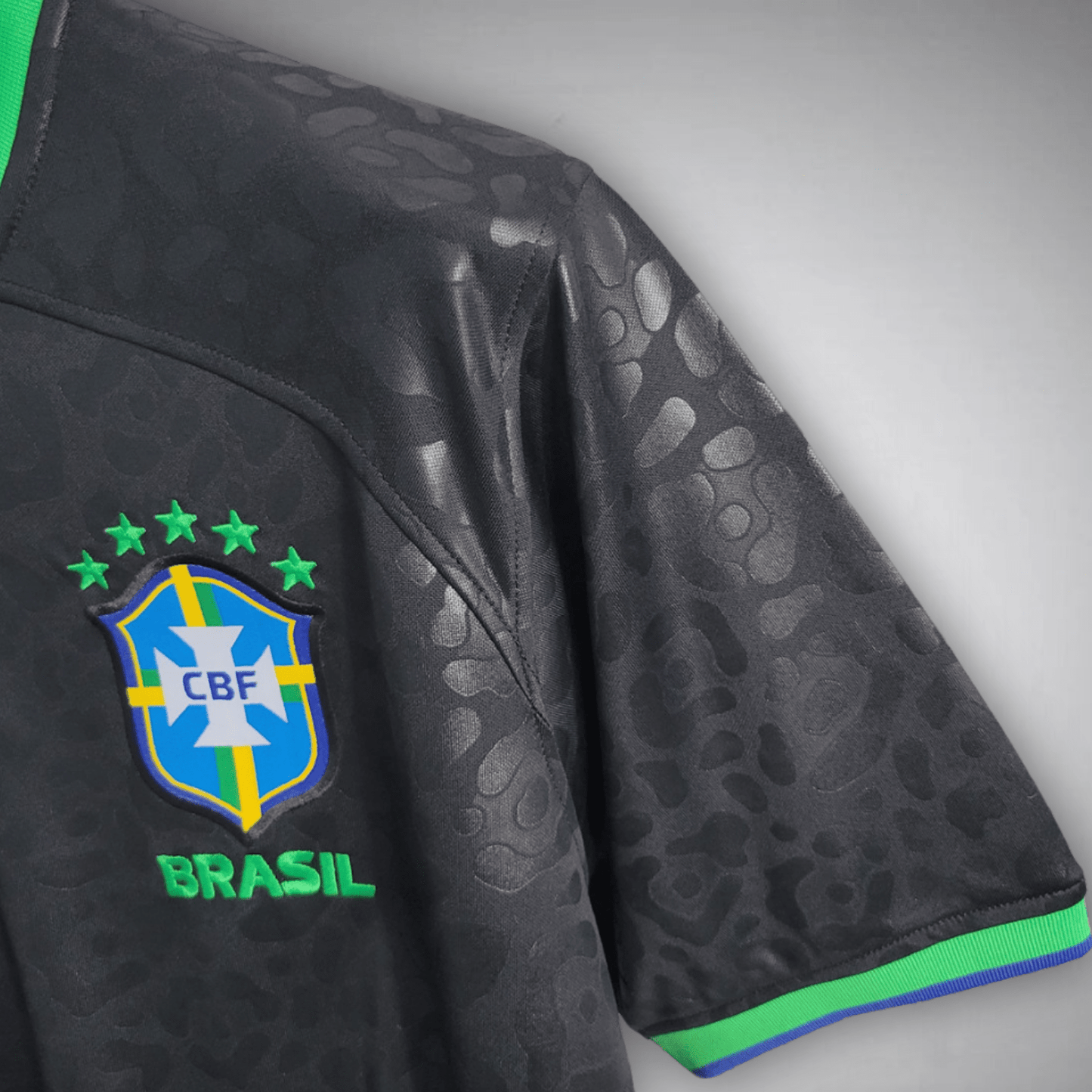 Brazil "Black Leopard" Premium Kit - Premium Quality Kits at Football Monarch