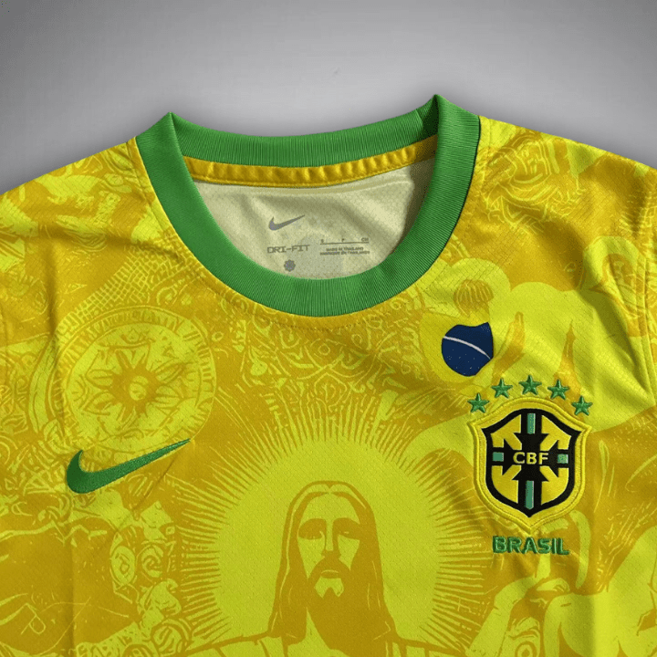 Brazil "Christ the Redeemer" Premium Kit - Premium Quality Kits at Football Monarch