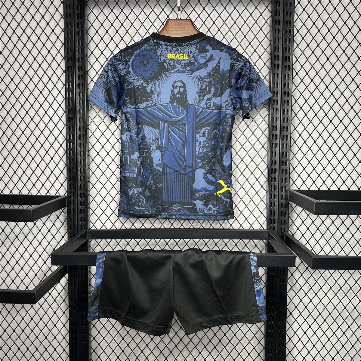 Brazil "Jesus" Premium Blue Kit - Premium Quality Kits at Football Monarch