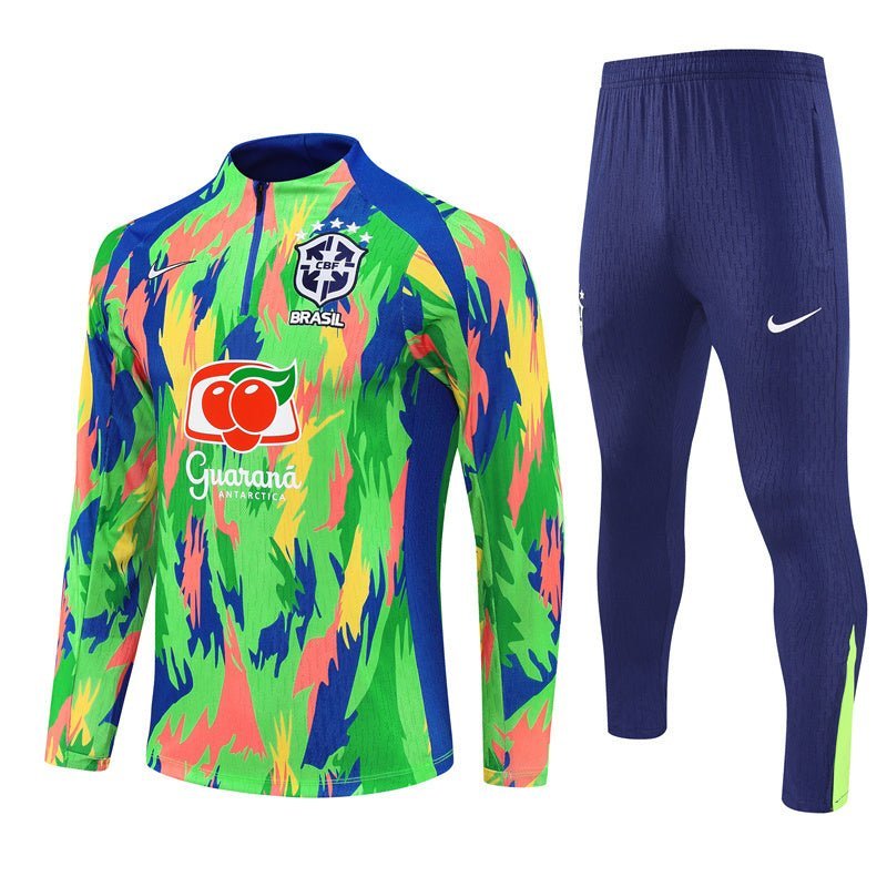 Brazil "Tropical Inferno" Premium Tracksuit - Premium Quality Kits at Football Monarch