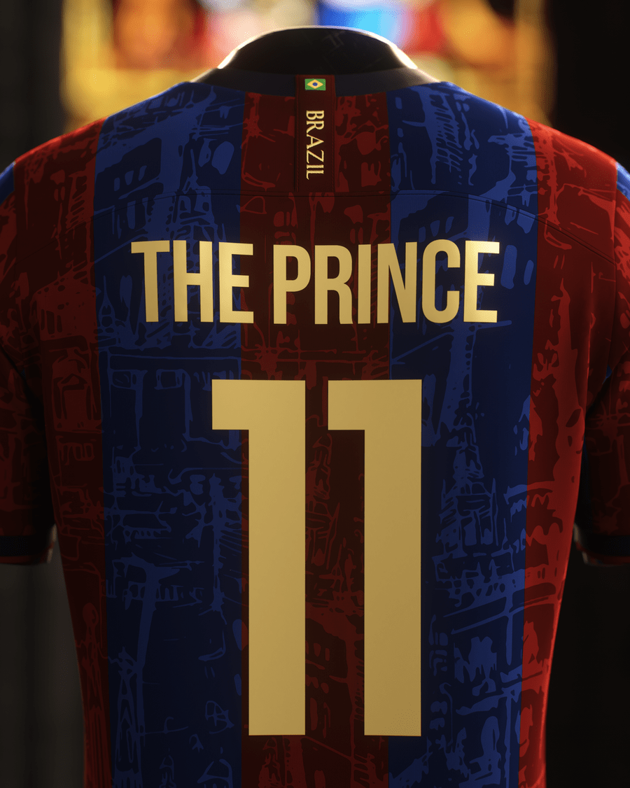 FC Barcelona "The Prince" Premium Kit - Premium Quality Kits at Football Monarch