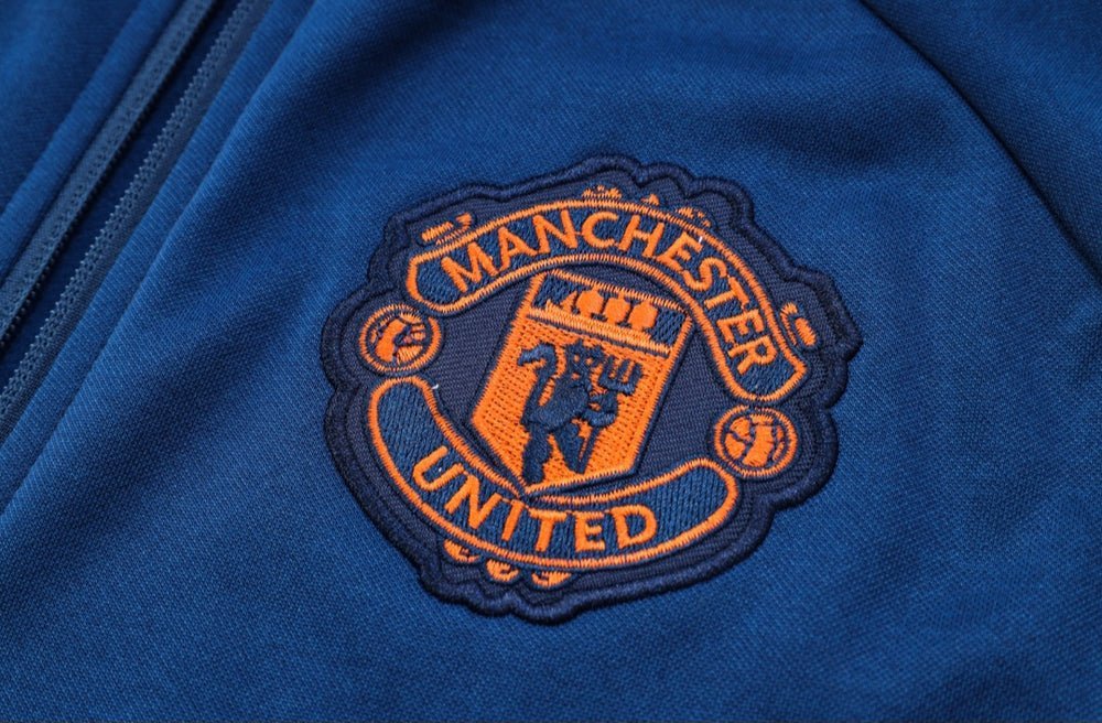Manchester United Dark Blue Premium Tracksuit - Premium Quality Kits at Football Monarch