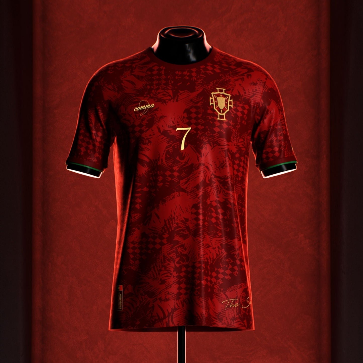 Portugal "The Siu" Premium Red Kit - Premium Quality Kits at Football Monarch
