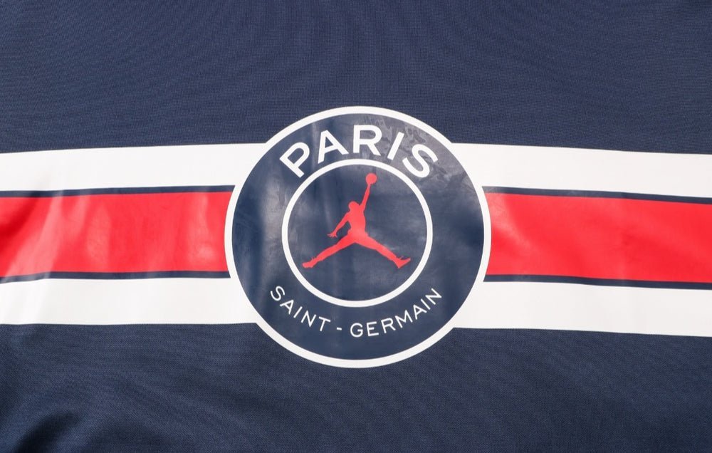 PSG Dark Blue and Red x White Premium Tracksuit - Premium Quality Kits at Football Monarch