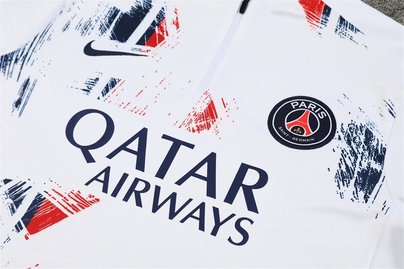 PSG "Parisian Frost" White Premium Tracksuit - Premium Quality Kits at Football Monarch