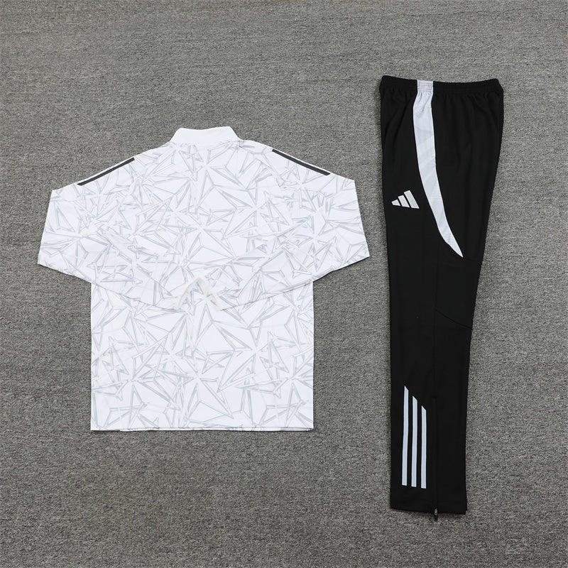 Real Madrid "White Armor" Premium Kids Size Tracksuit - Premium Quality Kits at Football Monarch
