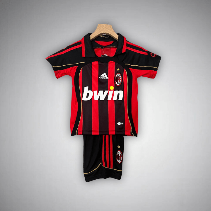 06/07 AC Milan Home Kids Size Kit - Premium Quality Kits at Football Monarch