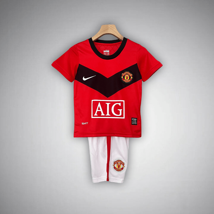 09/10 Manchester United Home Kids Size Kit - Premium Quality Kits at Football Monarch