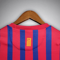 11/12 FC Barcelona Long Sleeve Home Kit - Premium Quality Kits at Football Monarch