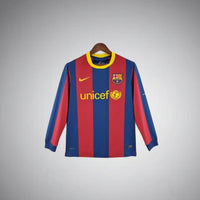 11/12 FC Barcelona Long Sleeve Home Kit - Premium Quality Kits at Football Monarch